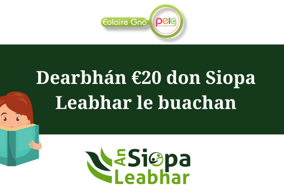 Comórtas Eolaire Gnó: Dearbhán €20 don Siopa Leabhar le buachan!