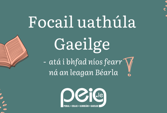 Focail uathúla Gaeilge – atá i bhfad níos fearr ná an leagan Béarla