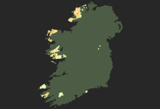 An dara ráta scaipthe is ísle den víreas sa tír i gConamara