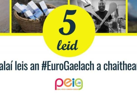 Bealaí leis an #EuroGaelach a chaitheamh