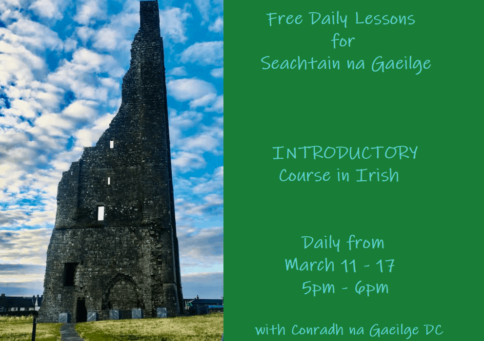 Free Daily Introductory Classes in Irish M rta 11 17 le