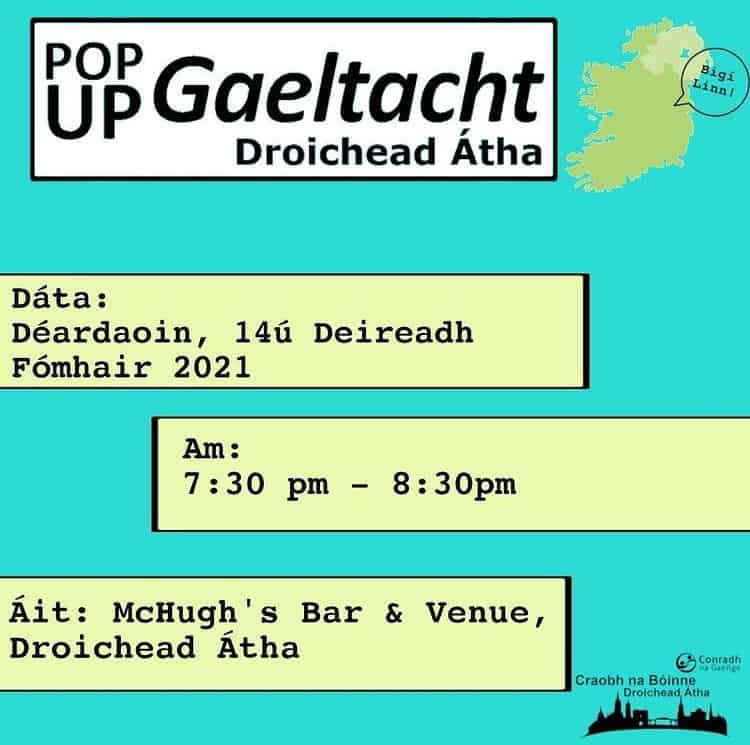 Pop Up Gaeltacht – Droichead Átha