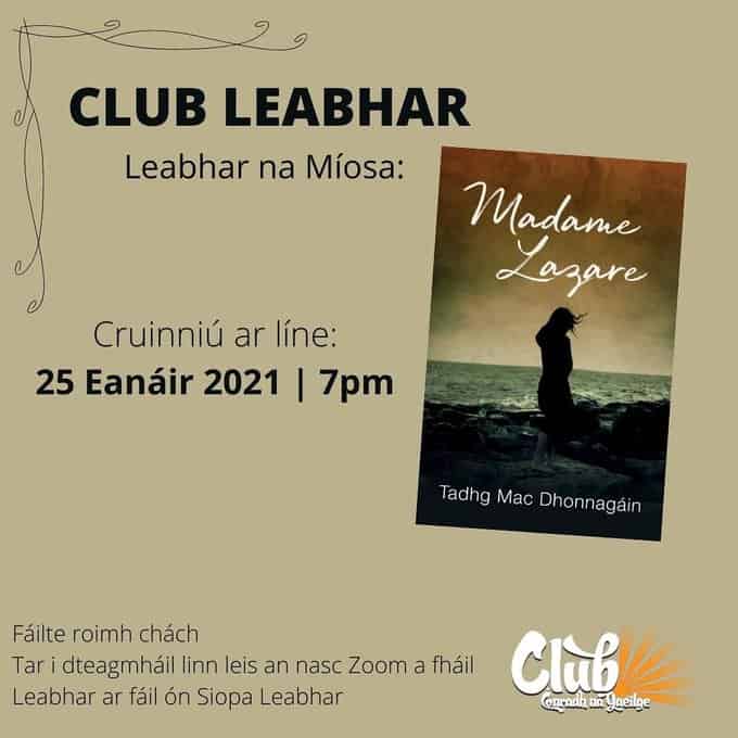Club Leabhar: Madame Lazare