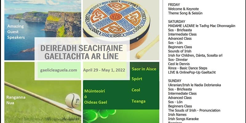 Deireadh Seachtaine Gaeltachta LA (ar líne)