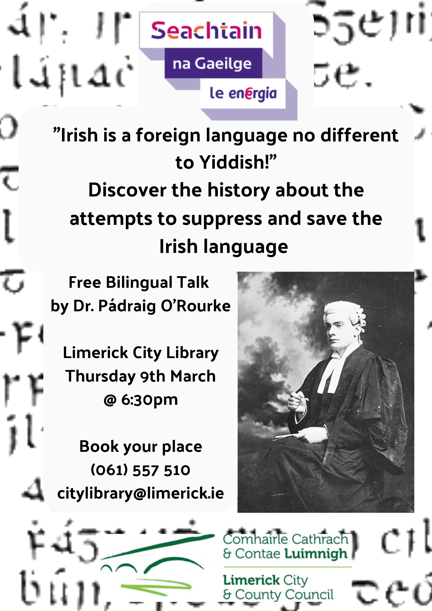 “Irish is a foreign language no different to Yiddish!”: Discover the hidden history about the attempts to suppress and save the Irish language