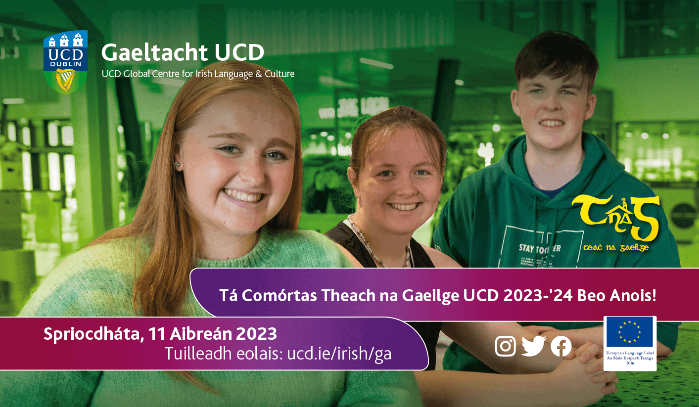 Comórtas Theach na Gaeilge UCD 2023-24