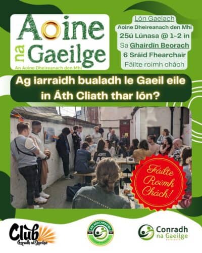 Aoine na Gaeilge – Lón Gaeilge