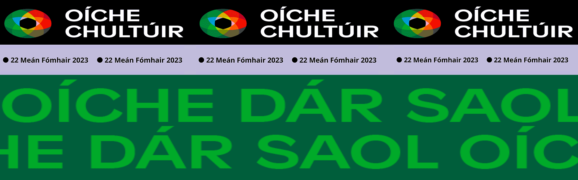 Oíche Chultúir 2023: Glaoch ar Iarratais do Dheontais Thacaíochta