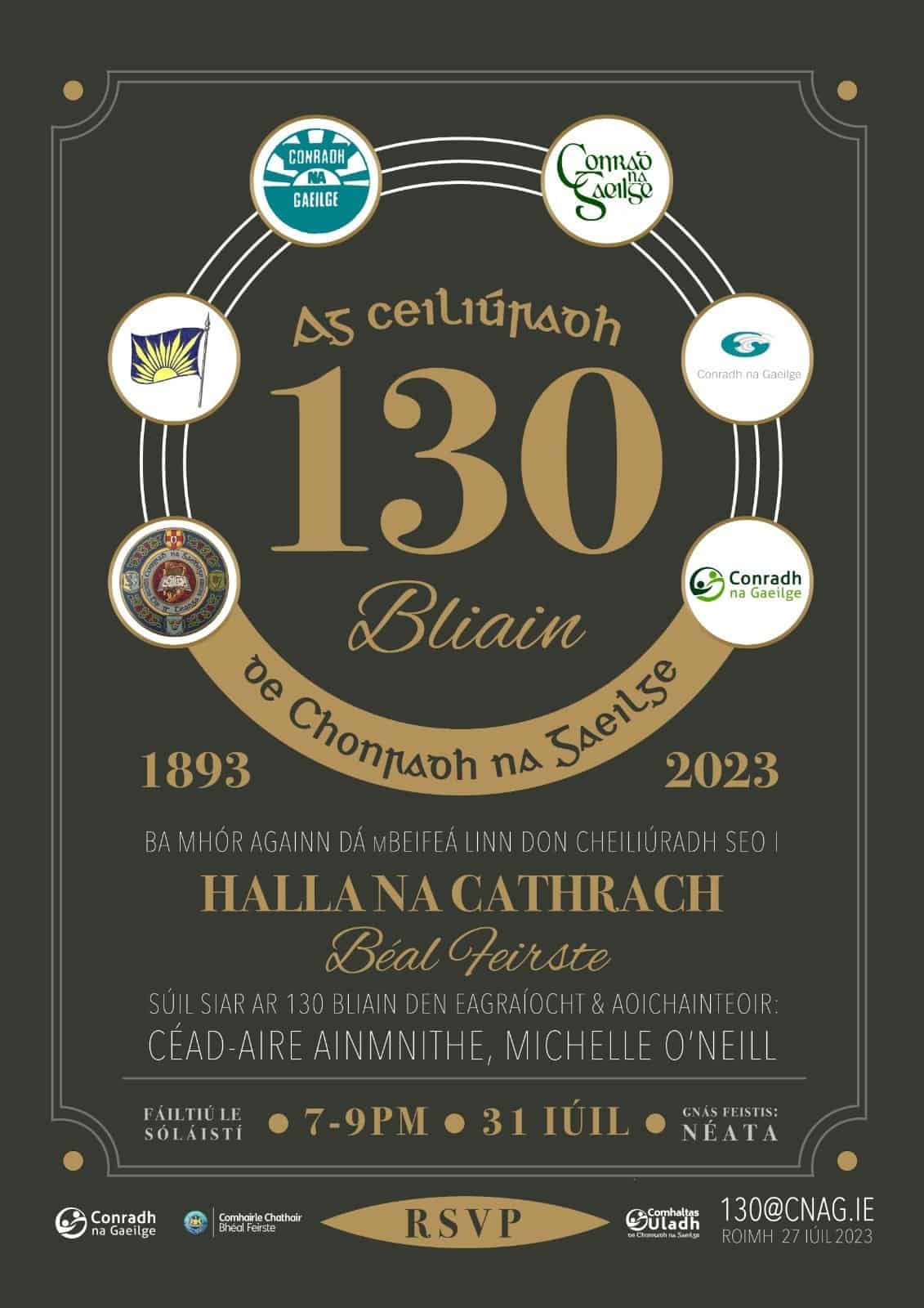 130 bliain de Chonradh na Gaeilge
