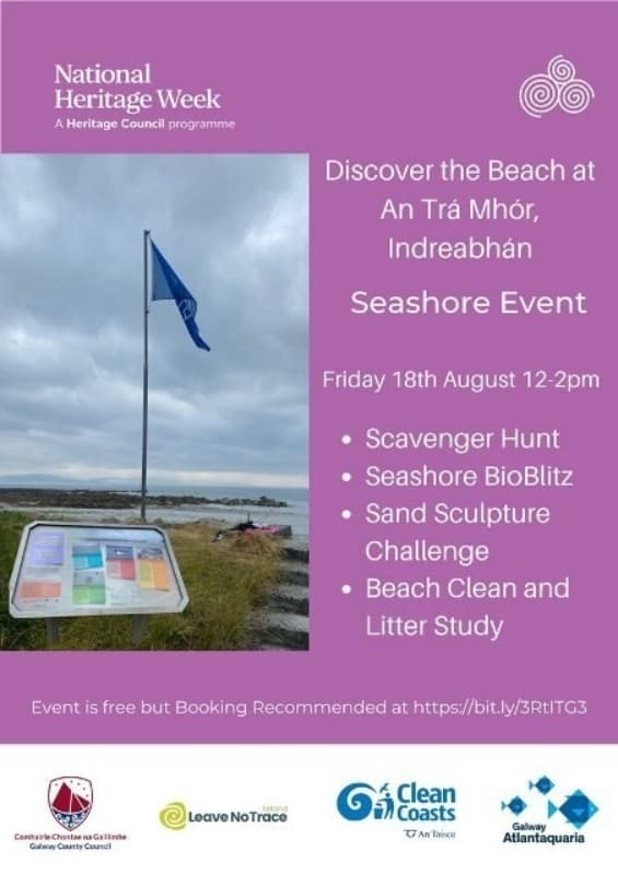Discover the Beach at An Trá Mhór (Seachtain Náisiúnta na hOidhreachta)