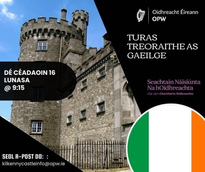 Turas Treoraithe as Gaeilge (Seachtain Náisiúnta na hOidhreachta)