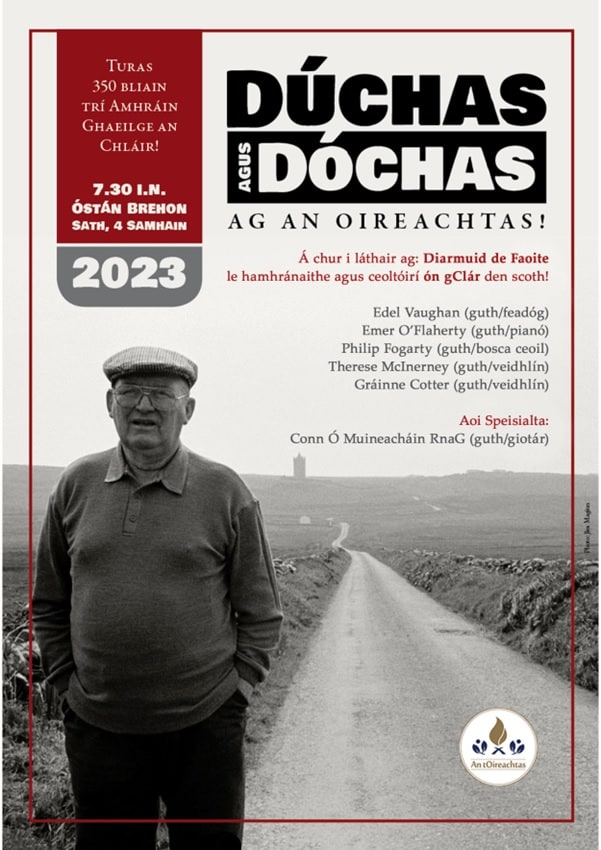 Dóchas agus Dóchas – Amhráin Ghaeilge an Chláir ag an Oireachtas!