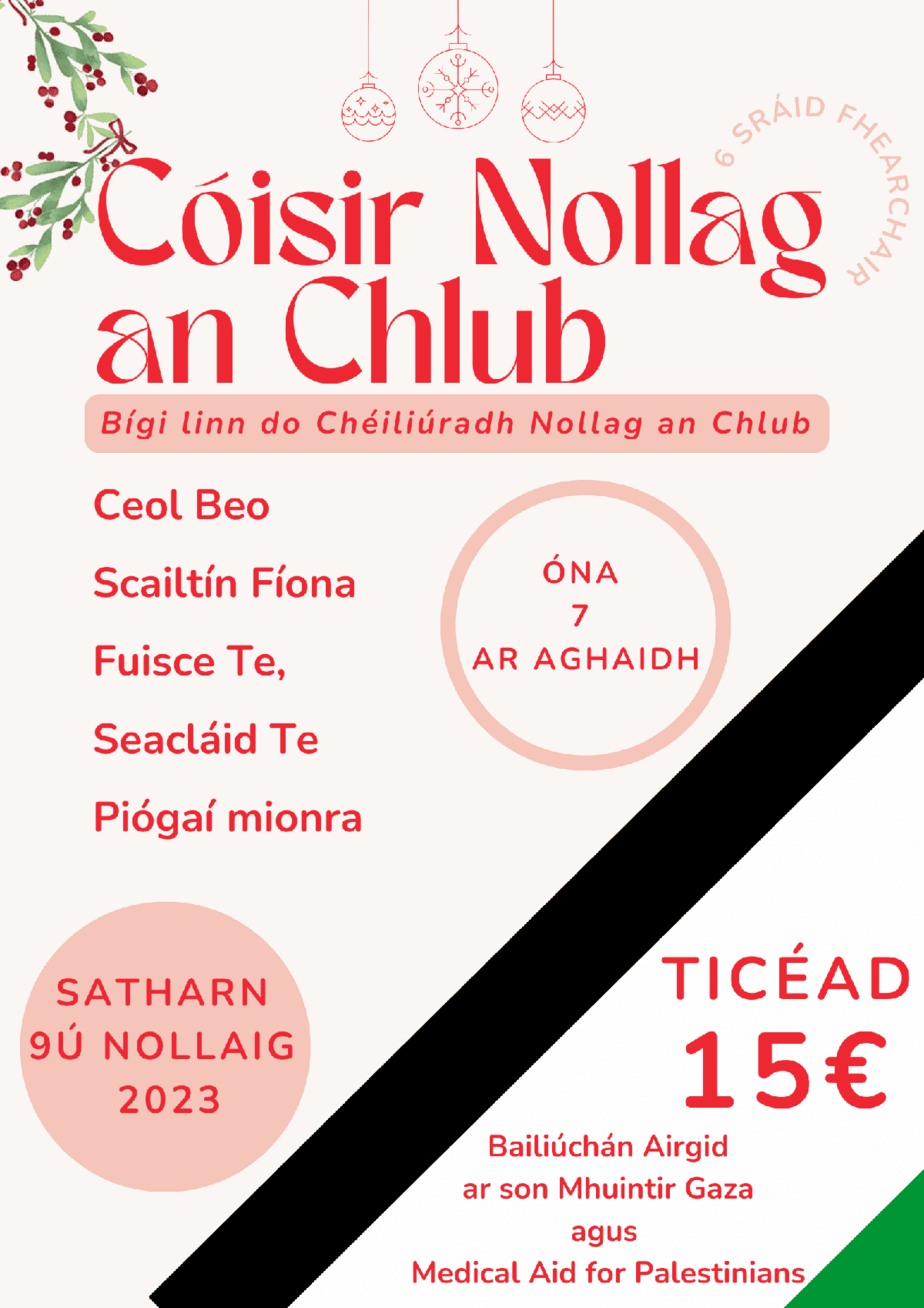 Cóisir Nollag an Chlub