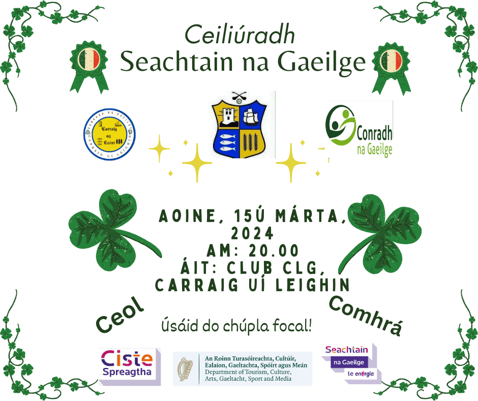 Ceiliúradh – Seachtain na Gaeilge