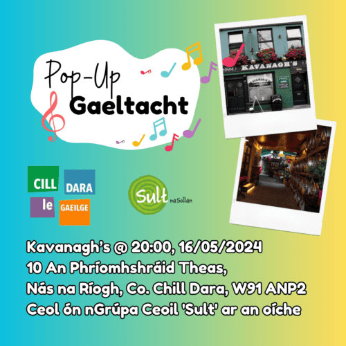 Pop-Up Gaeltacht le Cill Dara le Gaeilge