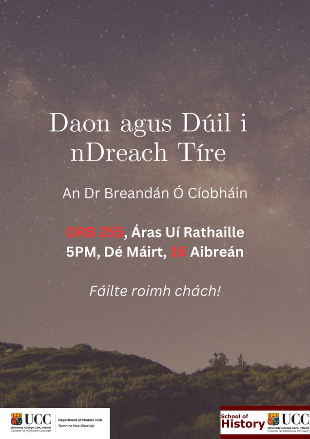 Léacht: ‘Daon agus Dúil i nDreach Tíre’